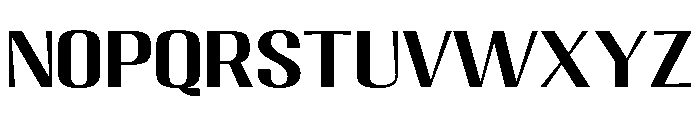 Migha-MediumExpandedCNTR Font LOWERCASE