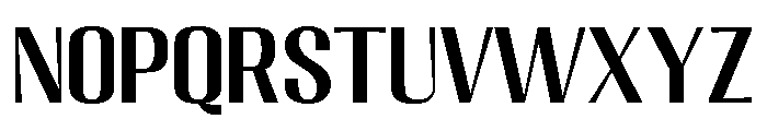 Migha-MediumSemiExpandedCNTR Font UPPERCASE