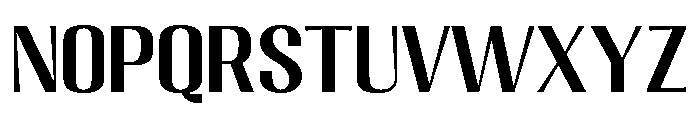 Migha-MediumSemiExpandedCNTR Font LOWERCASE
