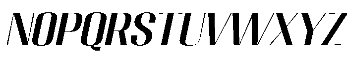 Migha-MediumSemiExpandedSlant Font LOWERCASE