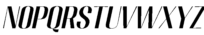 Migha-MediumSlant Font LOWERCASE
