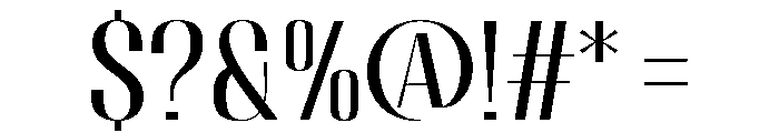 Migha-Regular Font OTHER CHARS