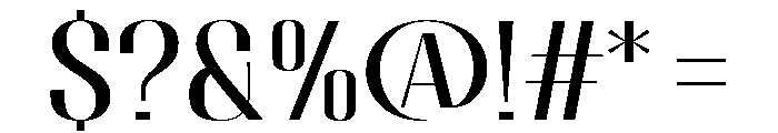 Migha-SemiExpanded Font OTHER CHARS