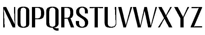 Migha-SemiExpandedCNTR Font UPPERCASE