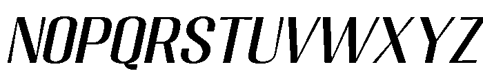 Migha-SemiExpandedCNTRSlant Font LOWERCASE