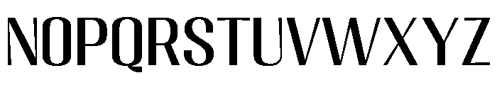 Migha-SemiExpandedCNTR Font LOWERCASE