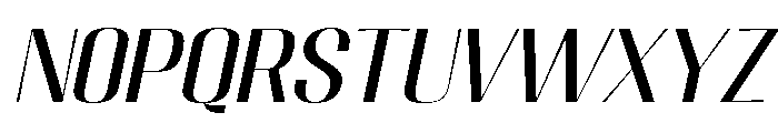 Migha-SemiExpandedSlant Font LOWERCASE