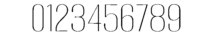 Migha-Thin Font OTHER CHARS