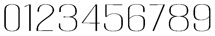 Migha-ThinExpanded Font OTHER CHARS