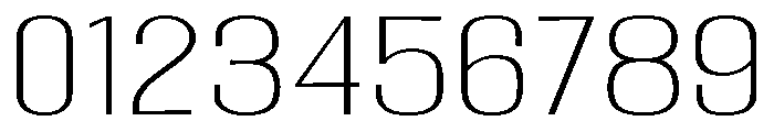 Migha-ThinExpandedCNTR Font OTHER CHARS