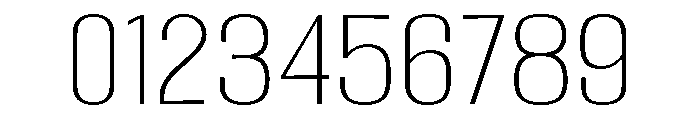 Migha-ThinSemiExpandedCNTR Font OTHER CHARS
