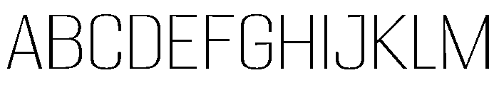 Migha-ThinSemiExpandedCNTR FONT