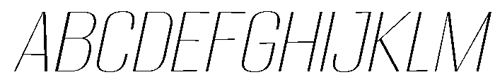 Migha-ThinSlant FONT