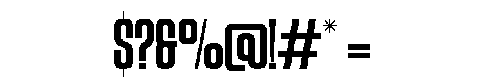 Might Regular Font OTHER CHARS