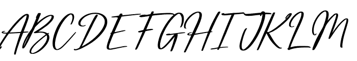 Mightiest Autograph Personal Us Font UPPERCASE