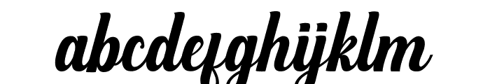 Mighttel Font LOWERCASE