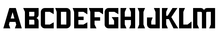 Mighty Mighty Friars Font UPPERCASE