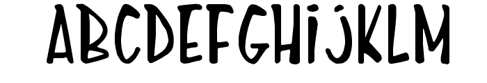 Mighty-Tomato Font LOWERCASE