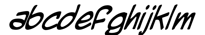 Mighty Zeo Italic Font LOWERCASE
