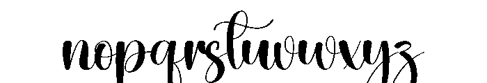 Mighty2 Font LOWERCASE