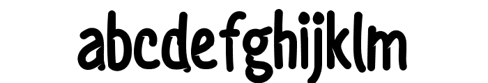 Mightyful Regular Font LOWERCASE