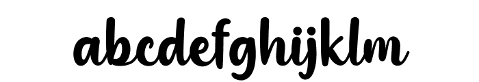 Migoove Personal Use Font LOWERCASE