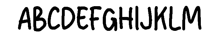 Mika Handwrite Font UPPERCASE