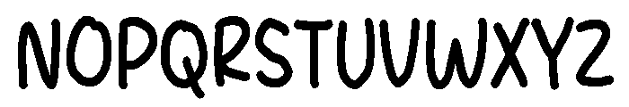 Mika Handwrite Font UPPERCASE