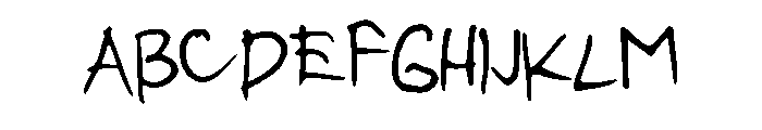 Mikee Font UPPERCASE
