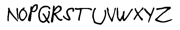 Mikee Font UPPERCASE