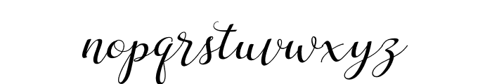 MilagrosScript Font LOWERCASE