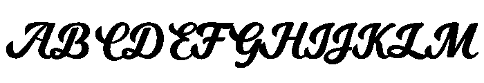 Milano Perla DEMO FONT Font UPPERCASE
