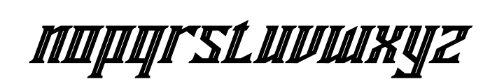Miles Hunt Italic Font LOWERCASE