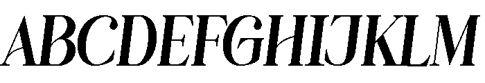 Milesdane Trial Regular Font UPPERCASE