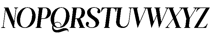 Milesdane Trial Regular Font UPPERCASE
