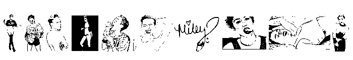 Miley Cyrus Font OTHER CHARS