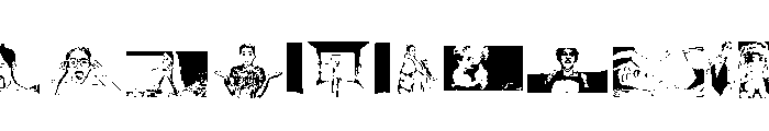 Miley Cyrus Font UPPERCASE