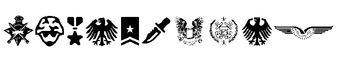 Militaria Font OTHER CHARS