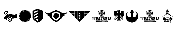 Militaria Font OTHER CHARS