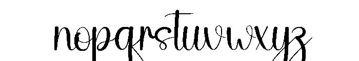 Milk Bath Font LOWERCASE
