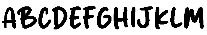 Milk Cake Font UPPERCASE