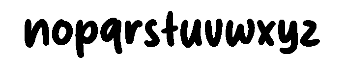 Milk Cake Font LOWERCASE