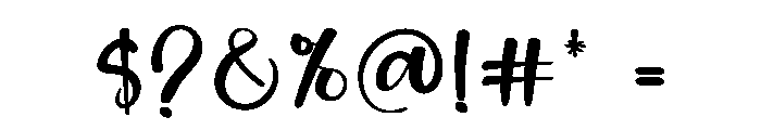 Milk Drink Font OTHER CHARS