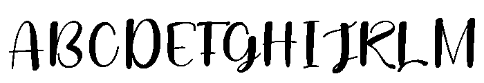 Milk Drink Font UPPERCASE