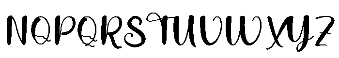 Milk Drink Font UPPERCASE
