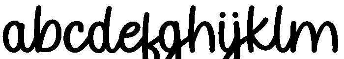 Milk Water Personal Use FONT