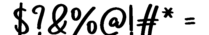 Milk1 Font OTHER CHARS