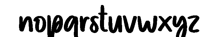 Milk1 Font LOWERCASE