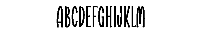 Milkcow Font UPPERCASE