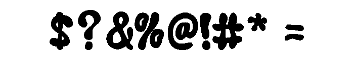 Milkof Font OTHER CHARS